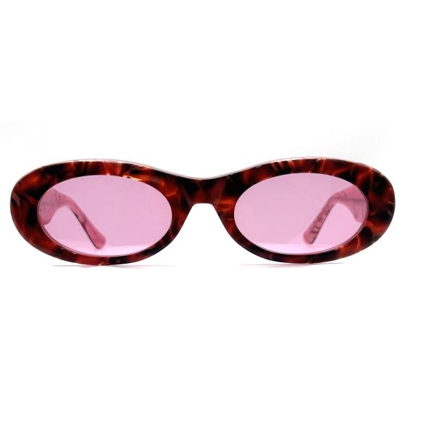 AS074 Acetate Frame Sunglasses featuring Oval Eye Shape and Acetate Sheet material