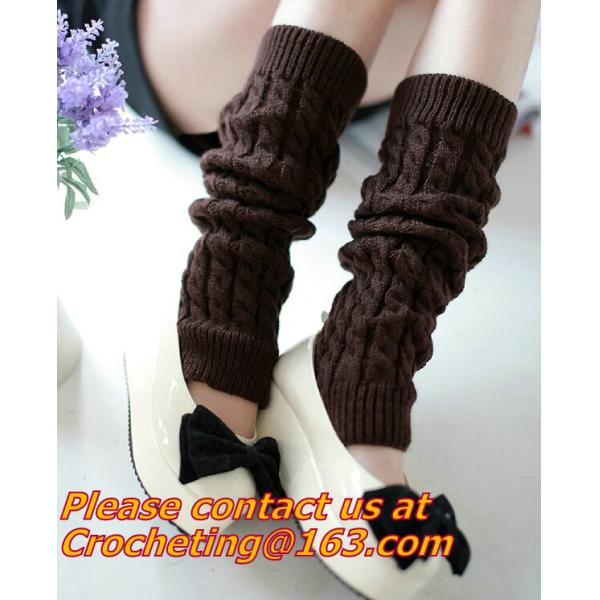 Fashion Knitted lace Boot Cotton Gaiters Warm lace boot socks buttons leg warmers bontique