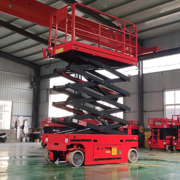 320kg Self Propelled Scissor Lift Platform 10m 12m Electric Scissor Lift