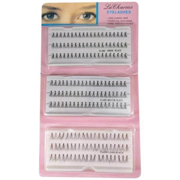 Handmade Synthetic hair  Individual Synthetic Natural False Eyelashes
