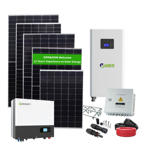 Full Kits Set 20KW Complete PV Panel Energy Storage 20KVA Solar System at Home Price Solar Power Station System