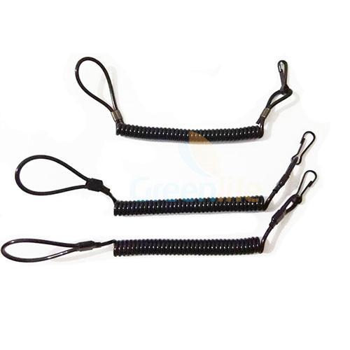 High Strength Pistol Bungee Coil Lanyard