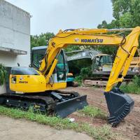 Projeto original Horas de trabalho baixas Excavadora usada Komatsu Pc78us Máquinas de construção Excavadora usada
