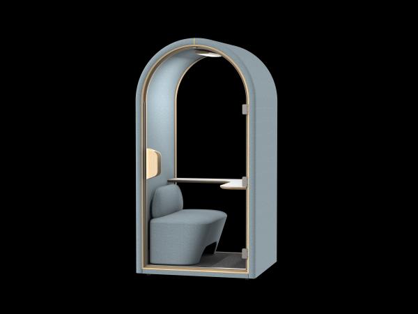 Home Pod Acoustic Booth | All-in-One Soundproof Office Pod with Integrated Desk