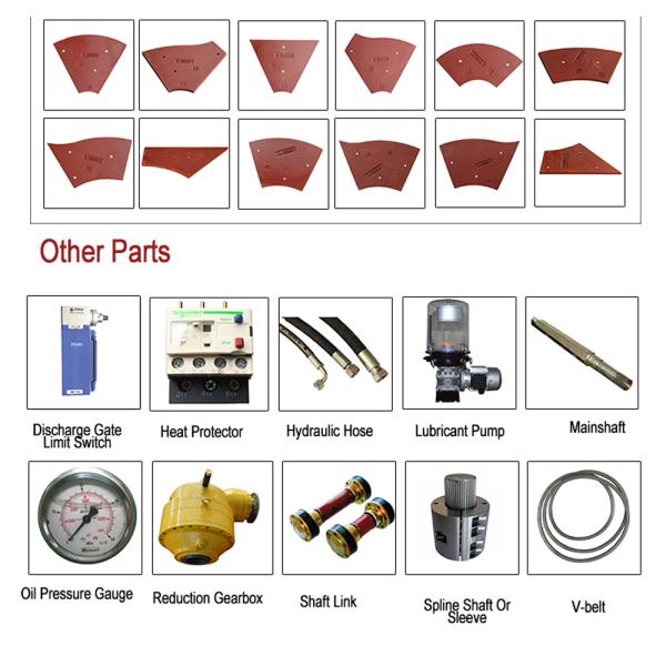 MAO1500 части смесителя конкретного смесителя SICOMA запасные смешивая руку 28kg