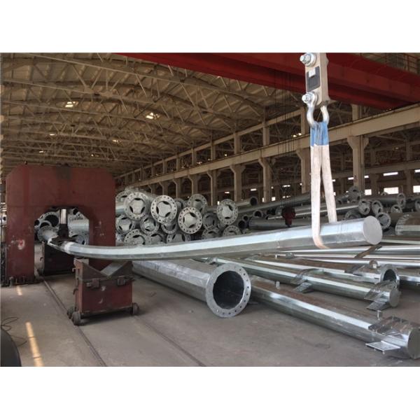 9m 250 Dan 8 Sides Electric Power Pole Anti-Corrosive Steel For Transmission Line