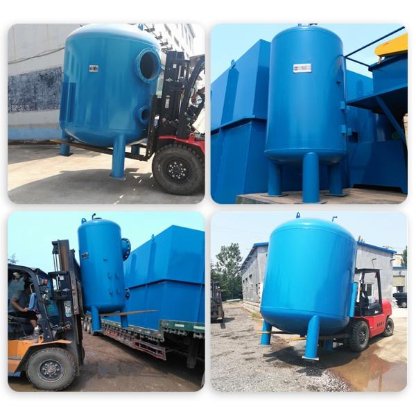 Оборудование промышленное 2T/H очистки сточных вод фильтра активированного угля нержавеющей стали 304