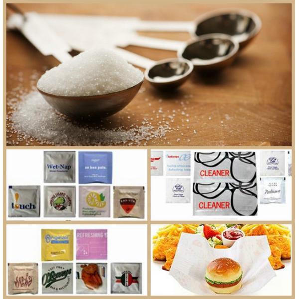 Lado PE del certificado del FDA el solo cubrió el papel para Sugar Pepper And Salt Sachet