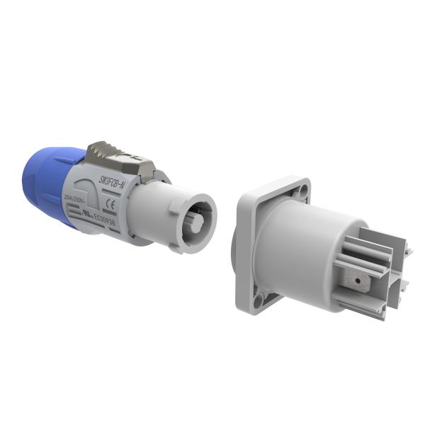 Устойчивый круговой женский и мужской разъединитель 250V AC Power Connector