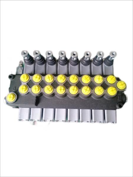 Threaded Mounting Multiway Valve 8 Ways Manual Hydraulic Control Valve