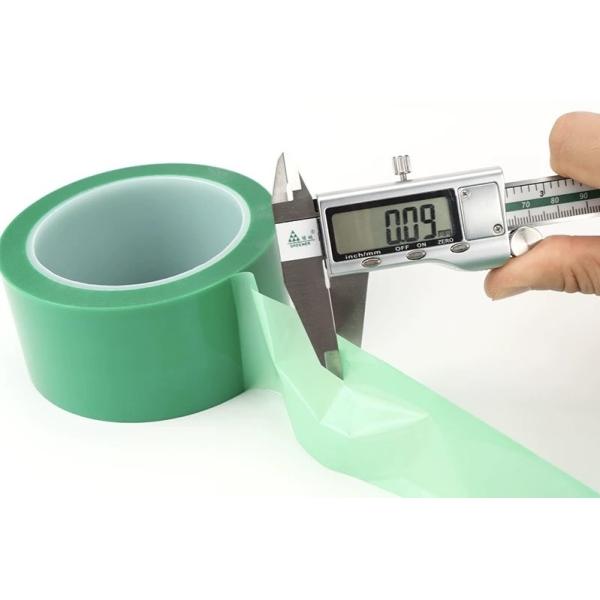 3M851J зеленая высокотемпературная прочная лента ПЭТ защита электропластировки светодиодная полиэстерная пленка распылительная краска 0,09 мм