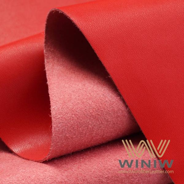 Microfiber PU Faux Suede Leather Fabric Non Woven For Boxing Gloves