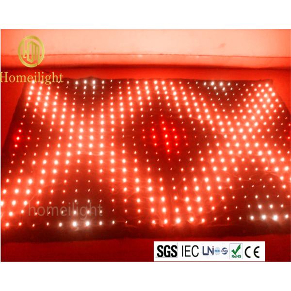 IP55 LED Video Curtain Lights Color Changing Design for Wedding