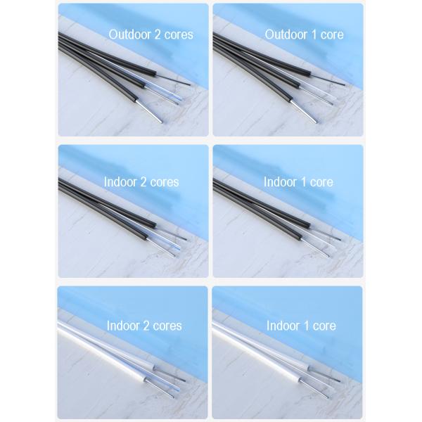 Внутренние G657A Внутренние оптические волокна FTTH кабельный патч шнур 1 2 4 Ядра LSZH