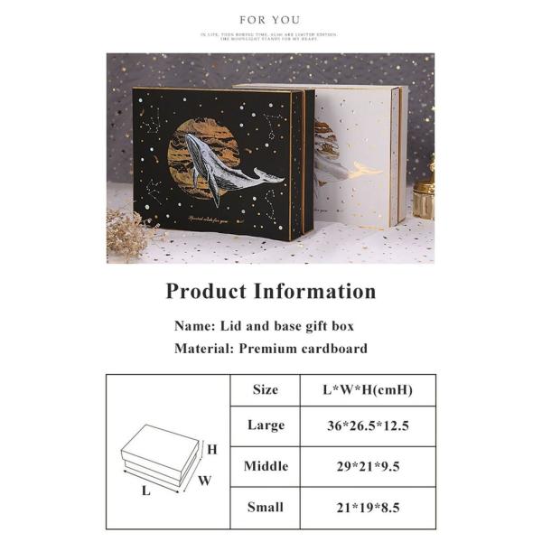 Custom Rigid Shoulder Box , 2 Piece Boxes With Shredded Paper 29*21*9.5cm