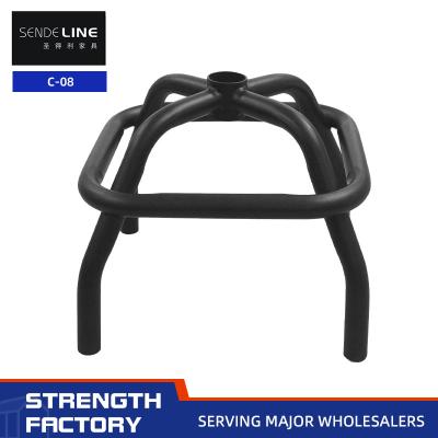 Black / Chrome Office Chair Metal Frame Office Chair Hardware Accessories