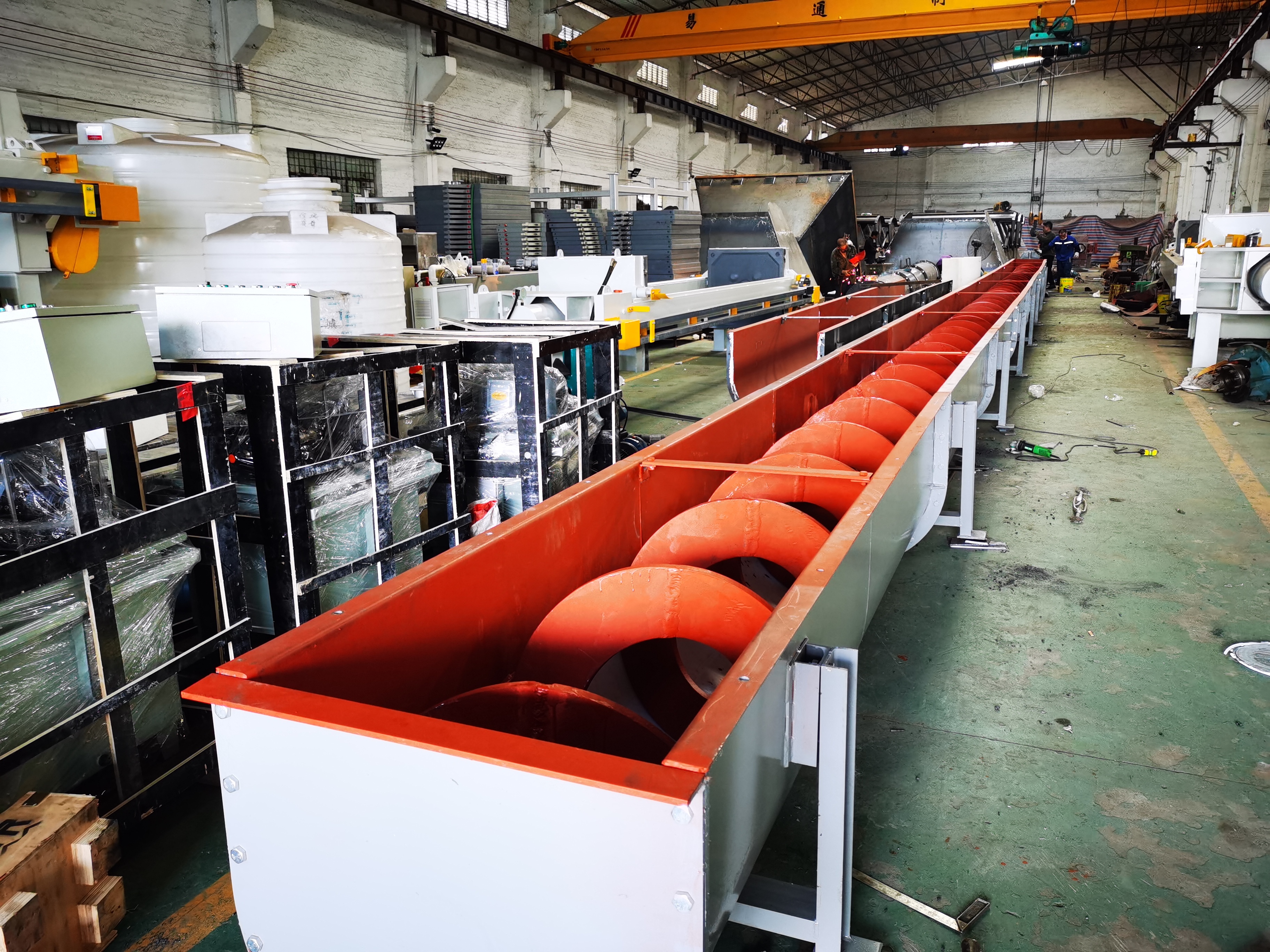 WLS300 Shaftless Screw Conveyor – Reliable Solution for Sludge & Waste Conveying