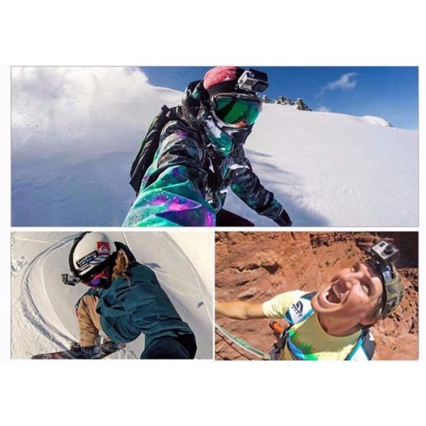 Carbon Fiber Camera Gopro Head Strap Elastic Adjustable Skin Contact Reliable