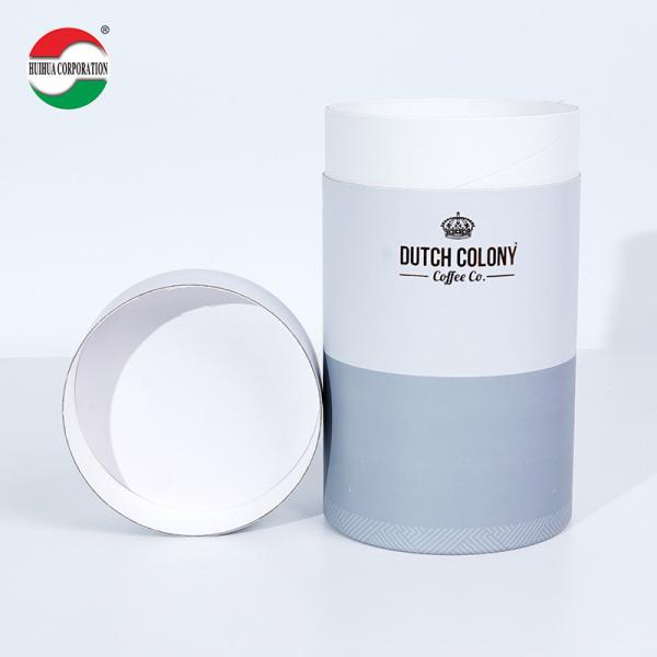 Food Grade Paper Cans Packaging with Aluminum Foil Lining for Tea and Cosmetics