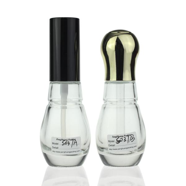 Бутылка стекла 30ml сыворотки крышки золота брызг золота
