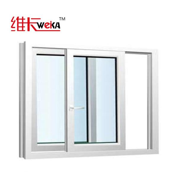 Теплоизоляционные скользящие окна из UPVC с стекловолоконным муховым экраном и низкой проводимостью