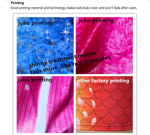 Children Pink Mermaid Tail Swimming Costume Multifunctional Fade Resistant Fabric