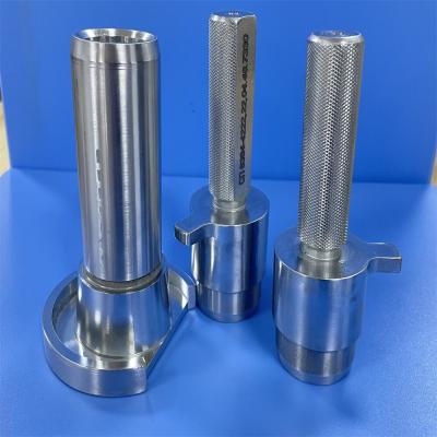 Componente de gravação a laser com usinagem CNC Componente inoxidável