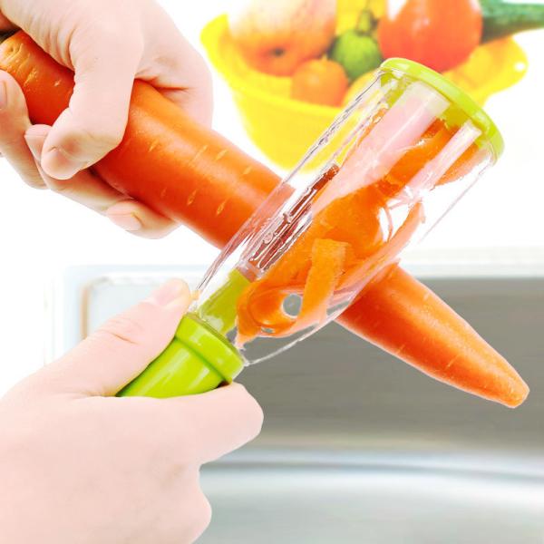 Convenient Multifunctional Storage Scraper Peeler for Quick and Easy Peeling