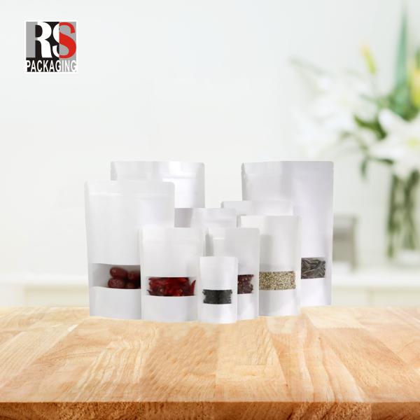 Smell Proof Laminated Poly Bag Bopp Plastic Poly Bag Heat Seal For Chocolate Packaging