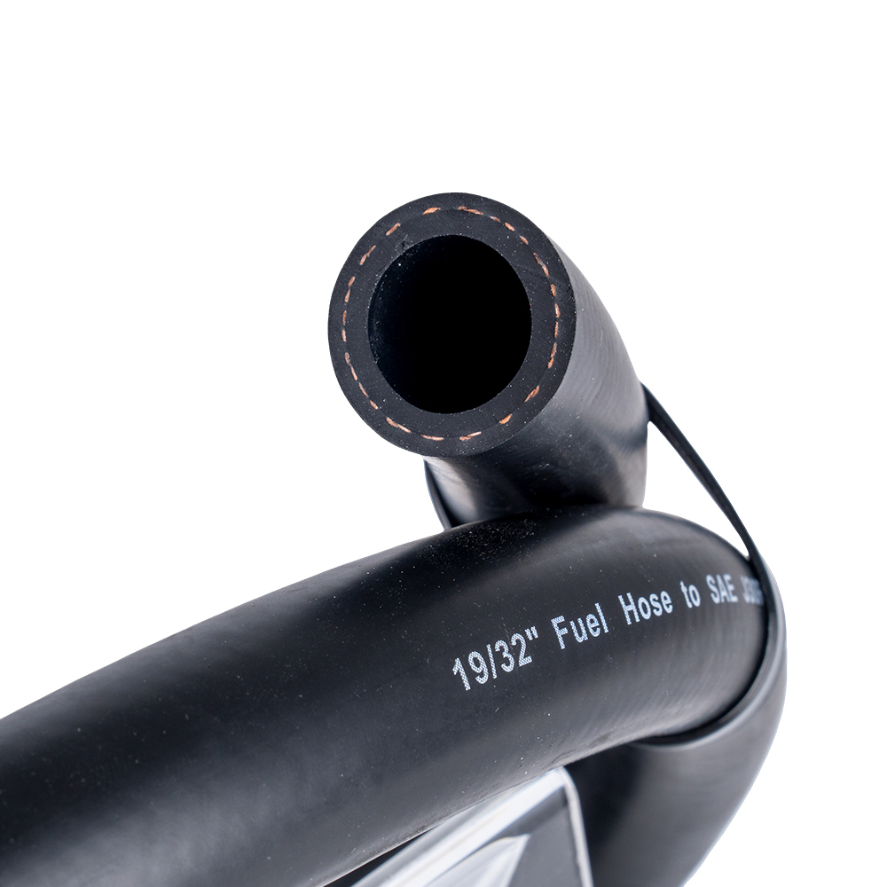 1/2 SAEJ30R7 300 PSI Oil Resistant Fuel Diesel Line NBR Rubber Hose for Automotive and Braided Fiber, Gasoline Supply System
