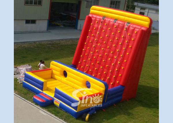 Giant Rock Mountain Inflatable Climbing Wall For Outdoor Adults N Kids Interactive inflatable equipments
