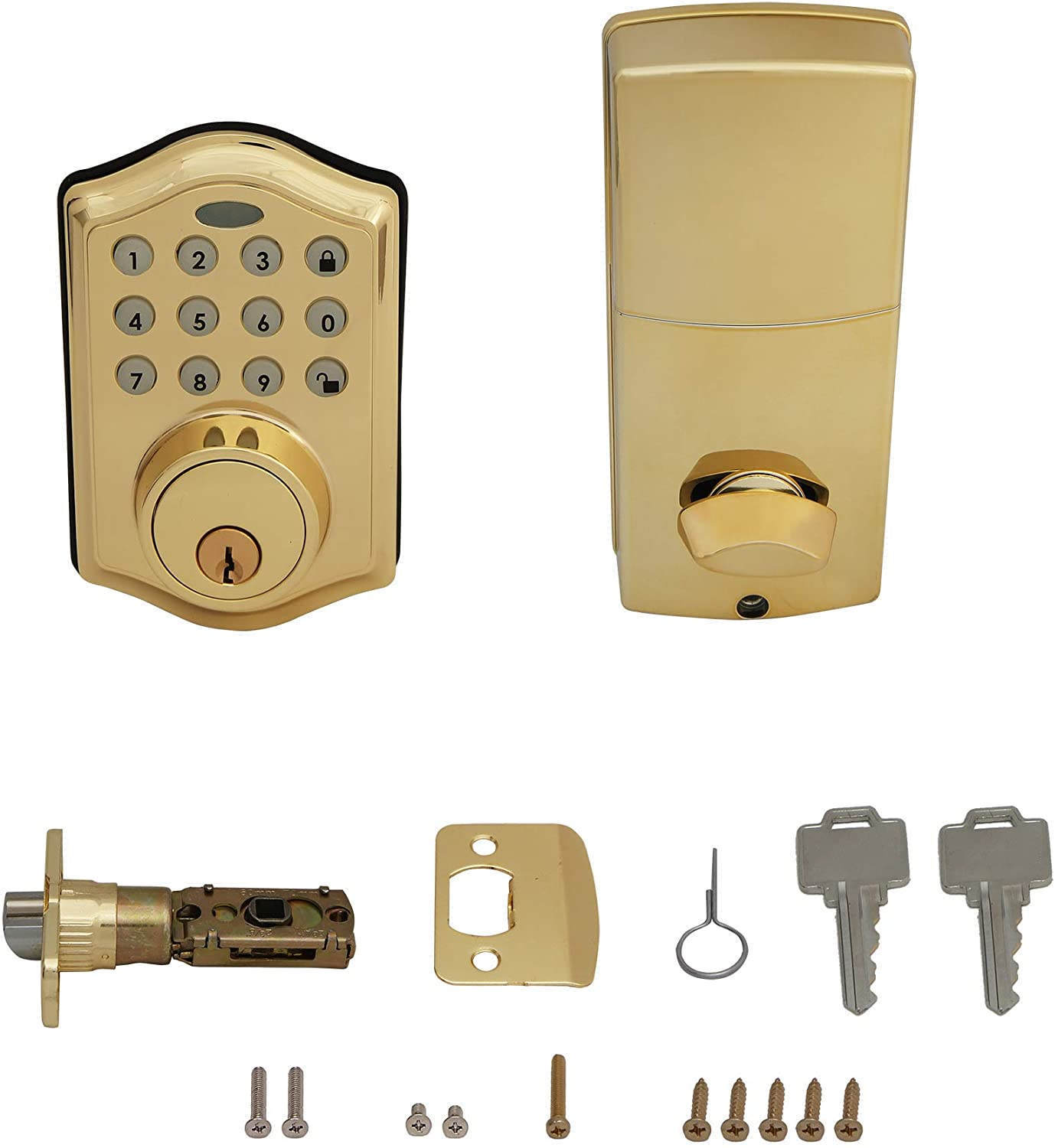 OEM Цинковая сплав безключевая электронная клавиатура Deadbolt Lock Multicolor