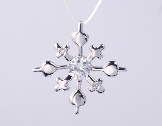 Fancy 46cm S925 Silver CZ Cross Pendant Religious Pendant Cross 8 Cross Collection fashion jewelry pendants