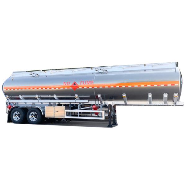 3 Axles 45000 Liters Mobile Fuel Tanker Trailer Diesel Tank Trailer With 3 Compartments