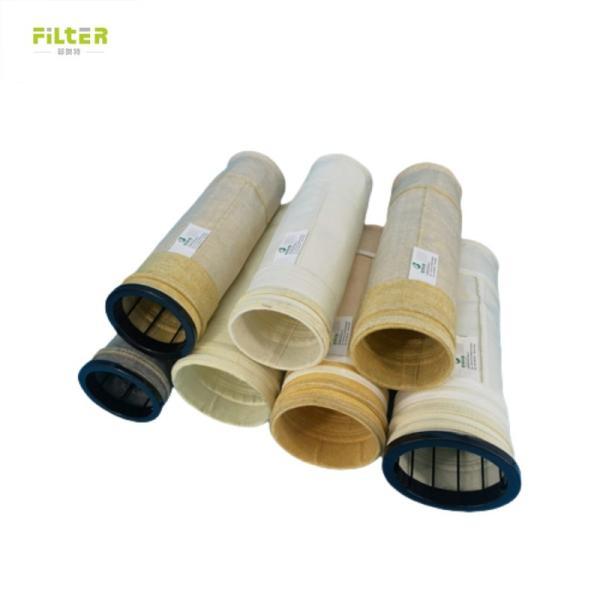 Air Filter 550GSM Polyester With PTFE Membrane Filter Bag For Steel Plant