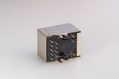 Único Ethernet RJ45 Jack, fêmea magnético do porto 10P10C de Jack do conector RJ45 empilhada com protetor