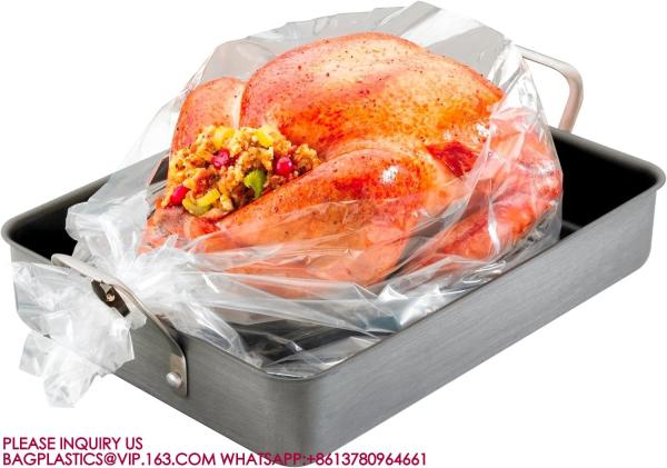 Roasting Bag Cooking Bags Oven Turkey Cooking Bag With Ties Keep Moist Durable Nylon Bag