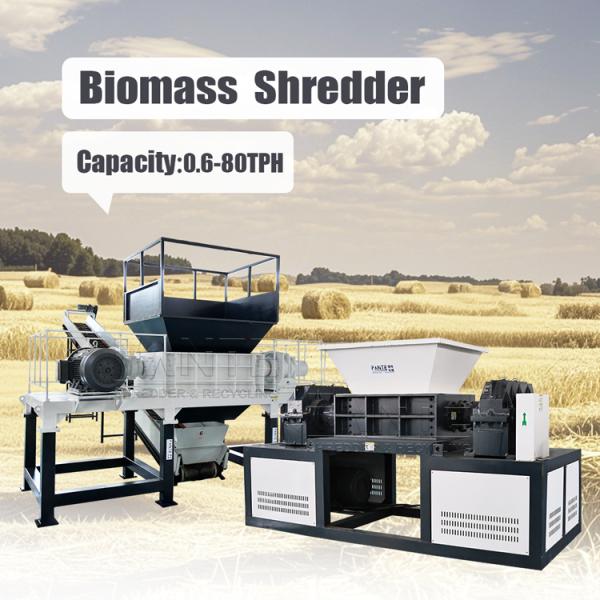 Straw Bale Shredder Mmachine Agricultural Biomass Shredder for Straw Recycling