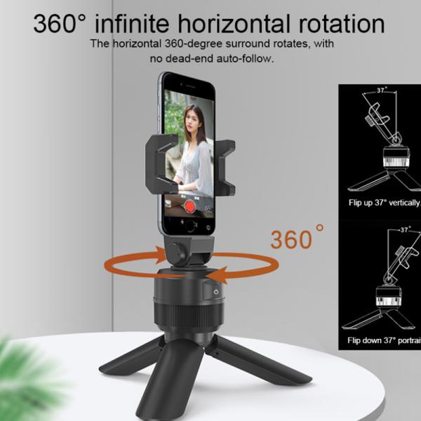 Auto Selfie Face Tracking selfie stick holder 360 Rotation Portable smart phone mount smart shooting Apai Genie