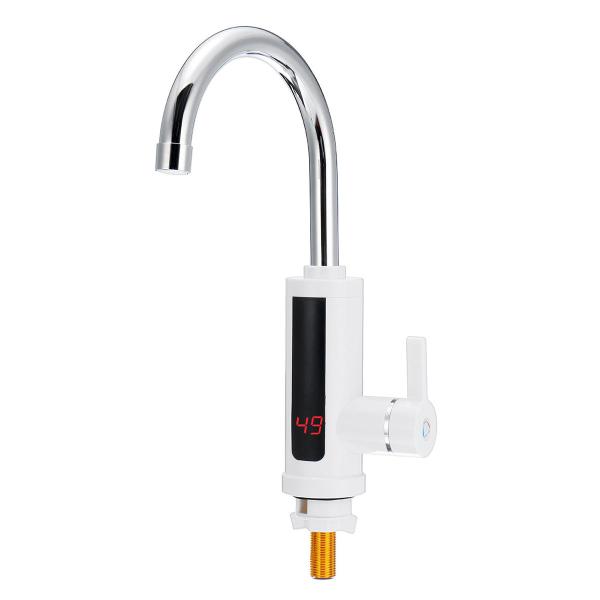 Multifunction Electric Instant Heating Water Faucet , 3kw LVD Kitchen Sink Faucets