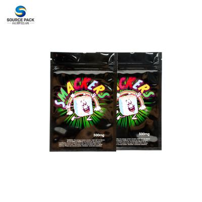 Weed Mylar Bag Zipper de plástico para embalagem de maconha 90-160 Micron