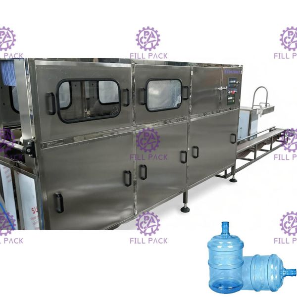 3400*780*1950mm Sterile 120 BPH Gallon Filling Line