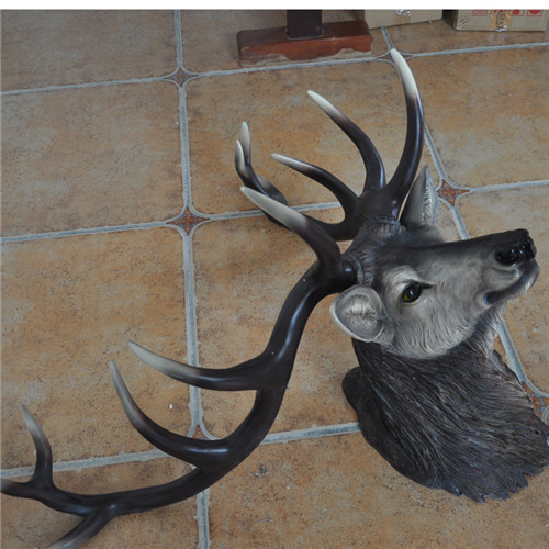 Deer Head Animal Wall Decor Sculptures Hanging vintage style Customized