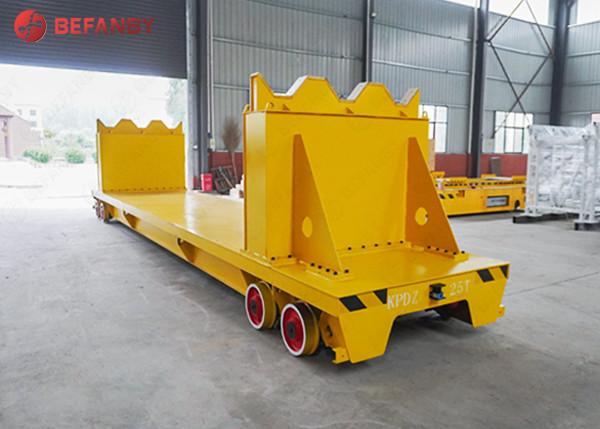 Customized Cast Steel Wheel Low Voltage Rail Transfer Cart