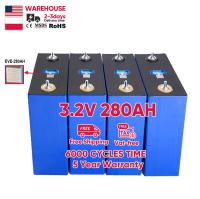 Bateria de fosfato de ferro de lítio de grau A 3.2V280Ah LiFePO4 para carro RV Ebike