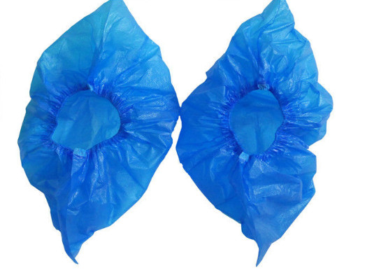 Waterproof Disposable Shoe Covers , Anti Skid Disposable Foot Covers