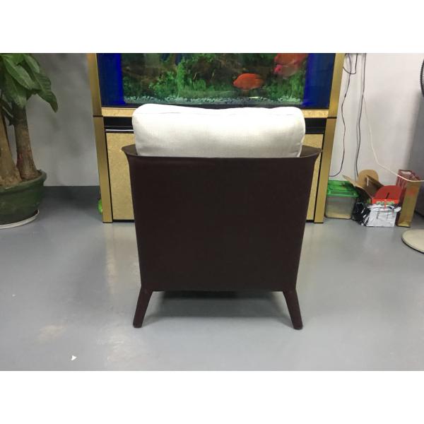 Lavish ISABEL Fiberglass Lounge Chair With Soft Cushions And Armrests