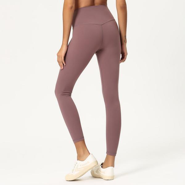 Lulu Align solid color 80%nylon fitness gym leggings with pockets