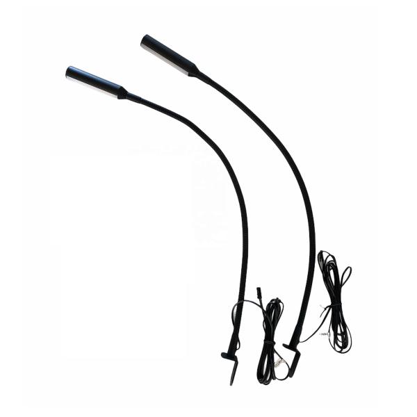 LED Gooseneck Reading Light 12V 24V Book Lamp with Inner Touch Dimmer Sensor Switch