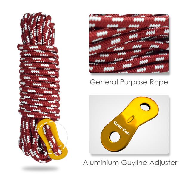 Reflective Cord 13 Feet Outdoor Camping Accessories Rope